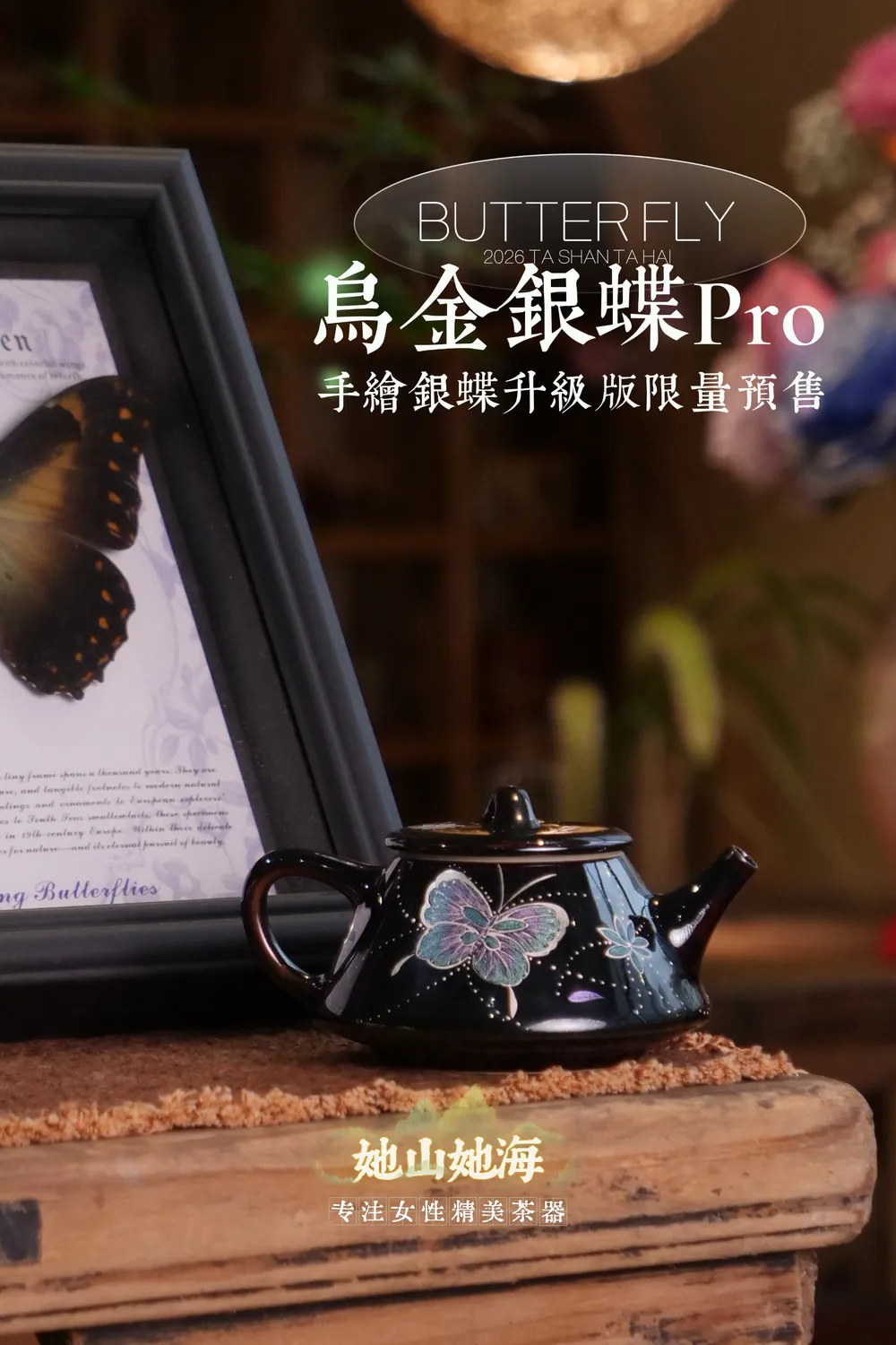 乌金银蝶PRO升级版茶壶